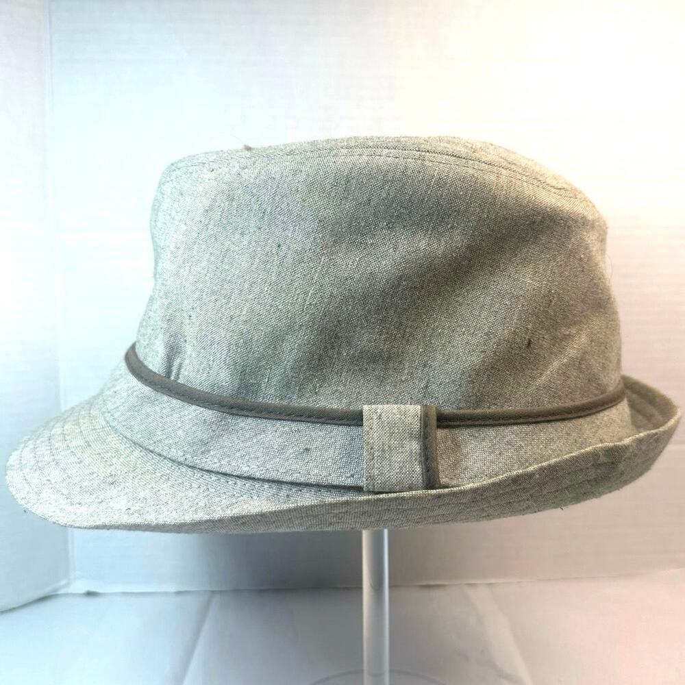 Vintage Levis Straus Fedora Gray Hat mens size L/XL